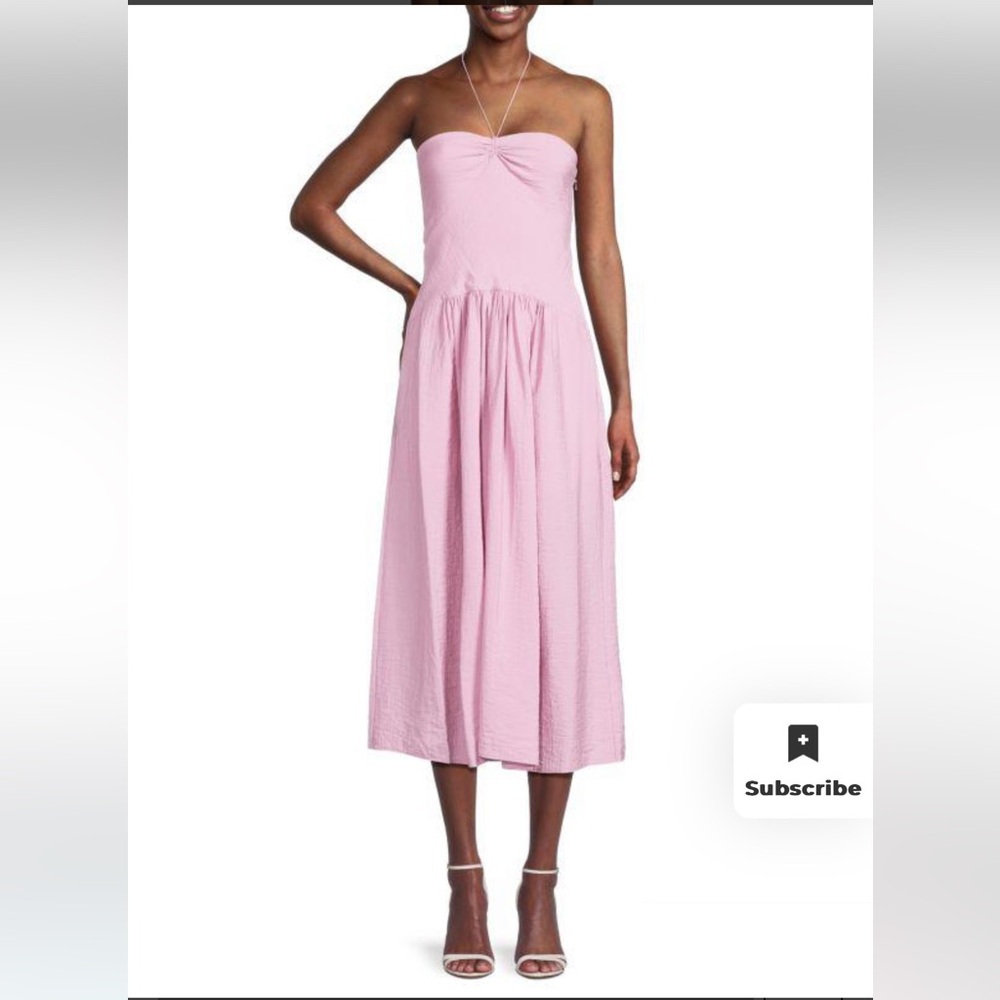 Vince Pink Midi Dress